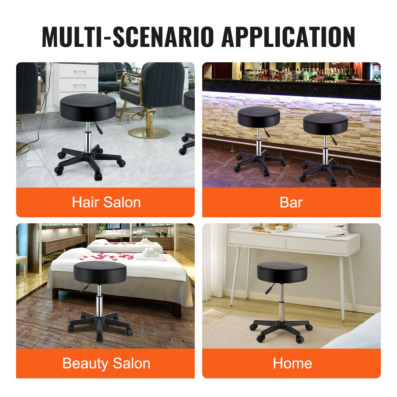 MULTI-SCENARIO APPLICATION

Hair Salon
Beauty Salon
Bar
Home