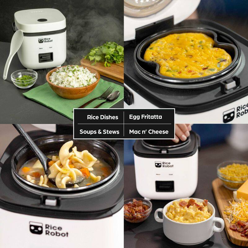 Kt Rice Maker Rice Robot Rice Cooker 4.5 Cups Cooked Electric Mini Rice Maker Pot ...