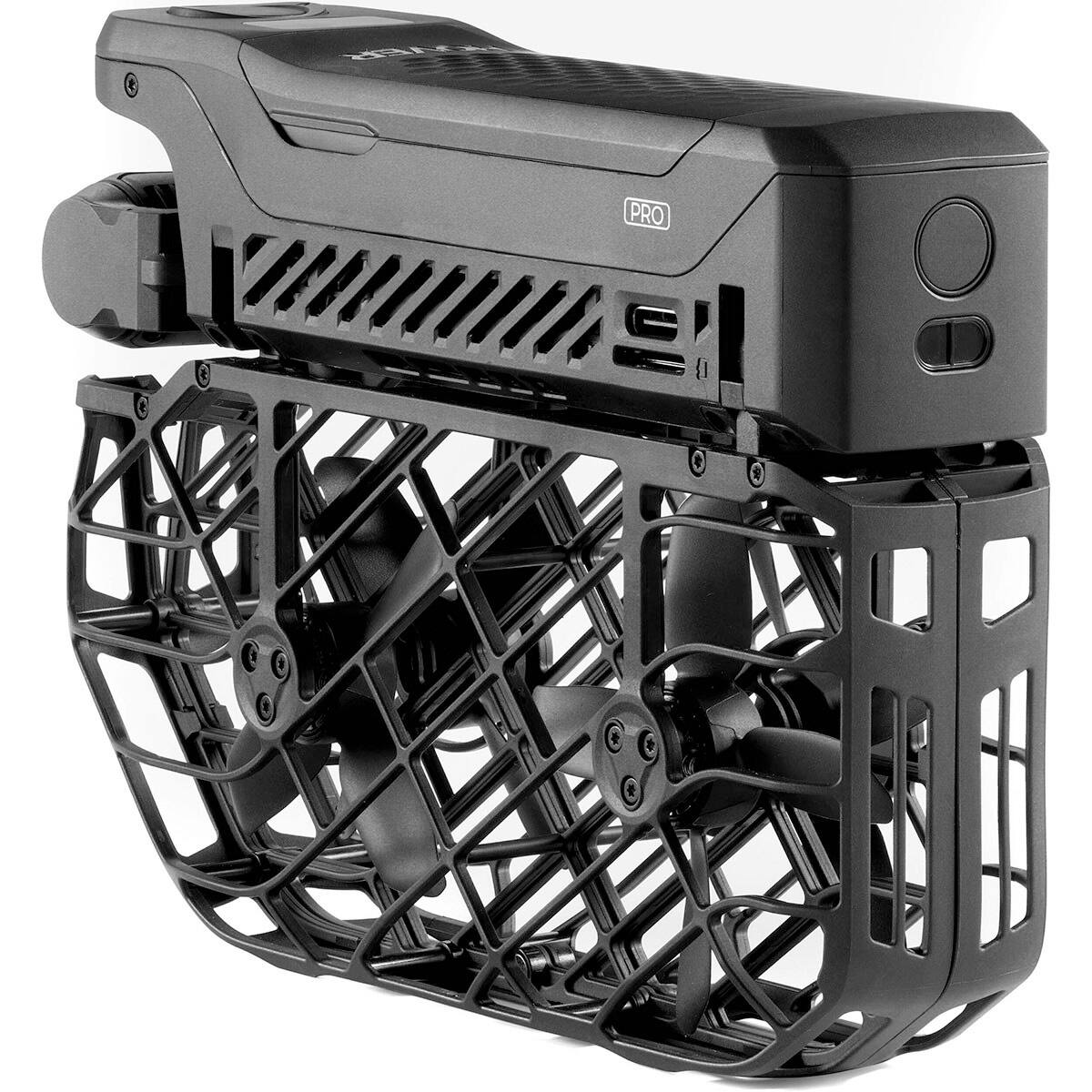 Alt View 7. HOVERAir - HoverAir X1 PRO 4K Self-Flying Pocket Action Camera Drone Basic Combo, Black.