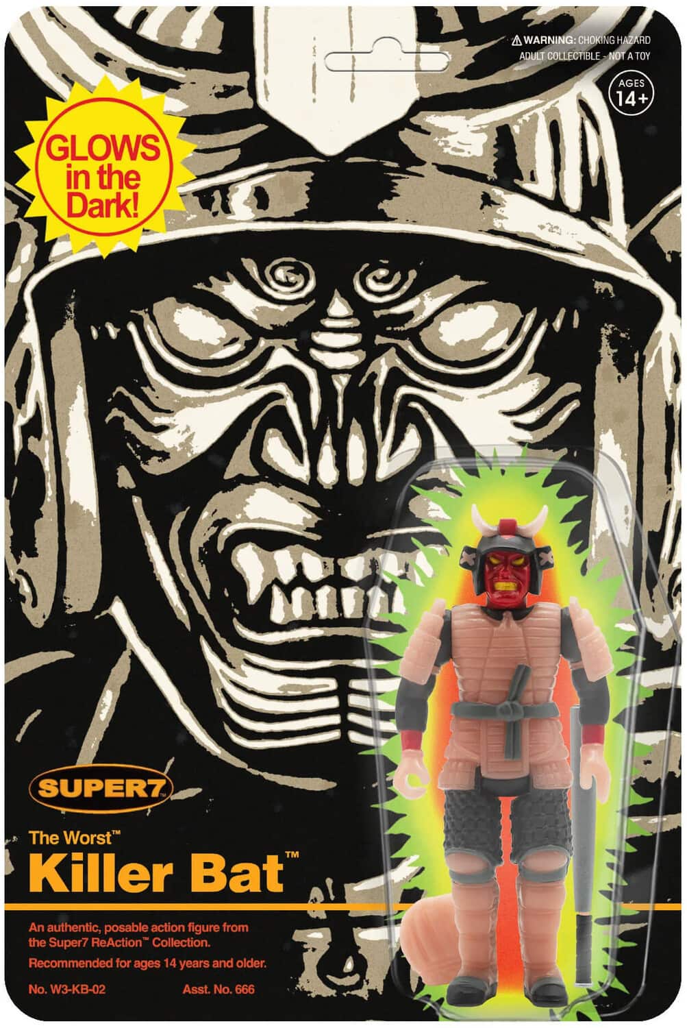Super7 - The Worst - ReAction Figures Wave 3C - Killer Bat (Monster Glow) SDCC '22 - COLLECTABLES - Multicolor