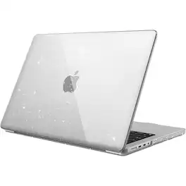 Kitcheniva - Slim Hard Shell Case For MacBook Pro 14 Inch A3112 Laptop - Glittering Clear