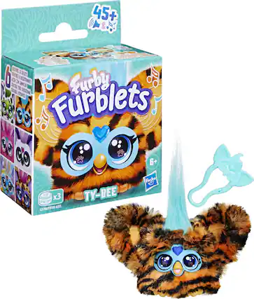 Sure, here is the corrected and grouped text from the image:
---
**Furby Furbles**
**TY-BEE**
**45+**
**6+**
**1.5V x3**
**A76/LRA4**
**G1700/F9703 ASST.**
**TY-BEE**
**6+**
**1.5V x3**
**A76/LRA4**
**G1700/F9703 ASST.**
**45+**
**6+**
**1.5V x3**
**A76/LRA4**
**G1700/F9703 ASST.**
**45+**
**6+**
**1.5V x3**
**A76/LRA4**
**G1700/F9703 ASST.**
**45+**
**6+**
**1.5V x3**
**A76/LRA4**
**G1700/F9703 ASST.**
**45+**
**6+**
**1.5V x3**
**A76/LRA4**
**G17