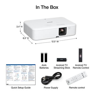 Epson EpiqVision Flex CO FH02 Smart Streaming Portable Projector Epson EpiqVision Flex CO FH02 Smart Streaming Portable Projector