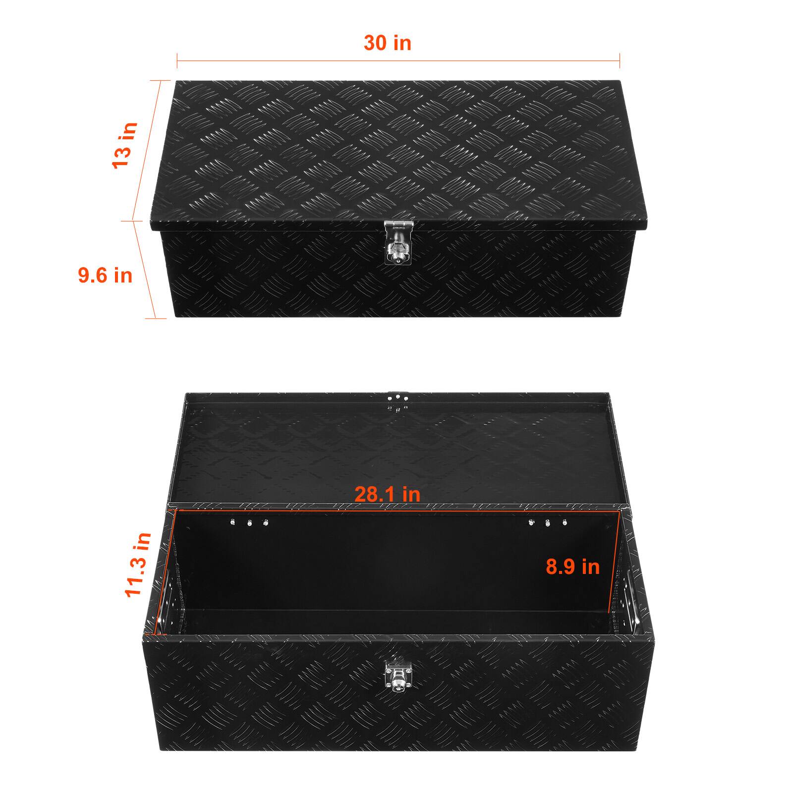 30 in  
13 in  
9.6 in  
28.1 in  
11.3 in  
8.9 in