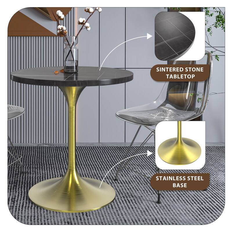 Sintered Stone Tabletop  
Stainless Steel Base