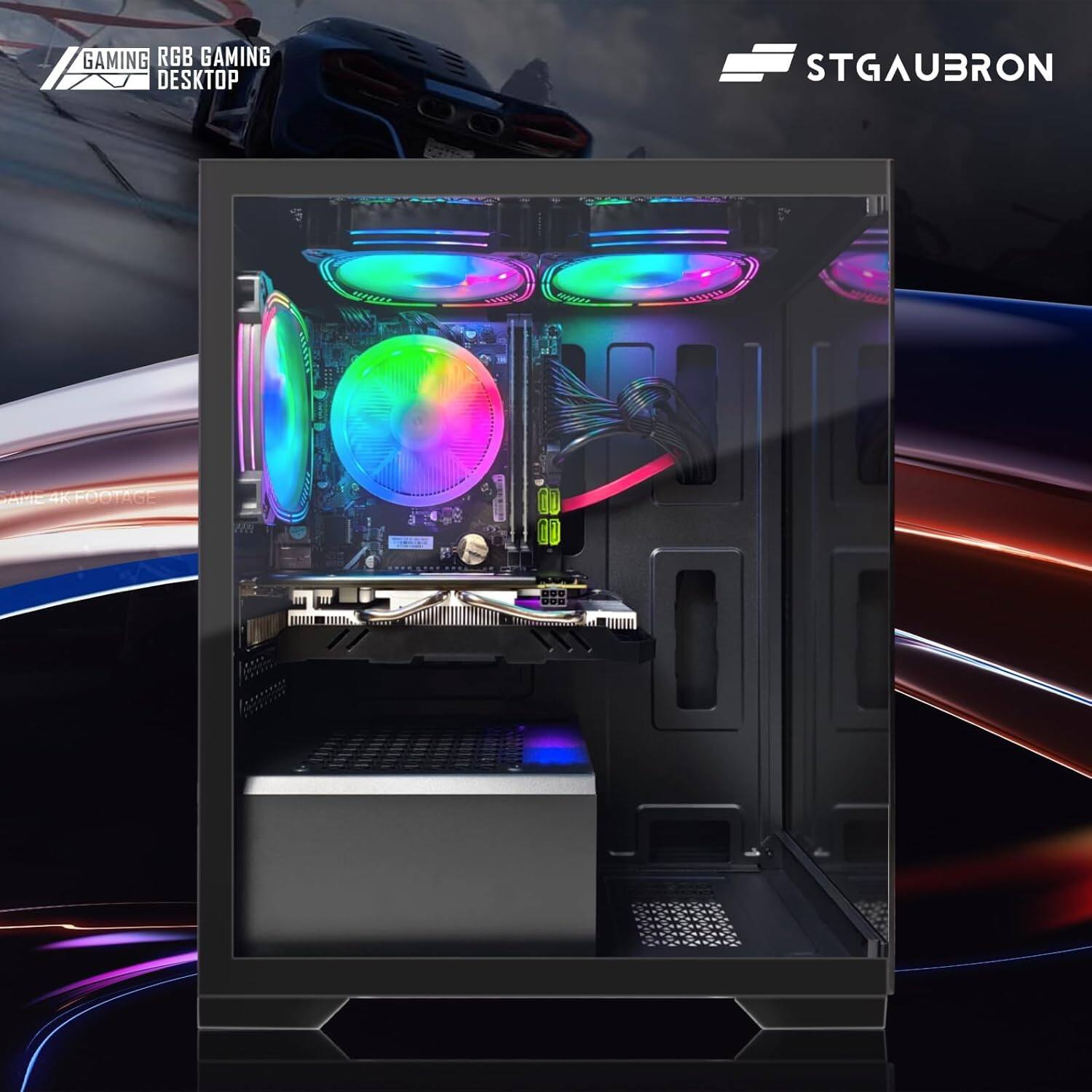 GAMING RGB GAMING DESKTOP  
STGAUBRON  
GAME 4K FOOTAGE