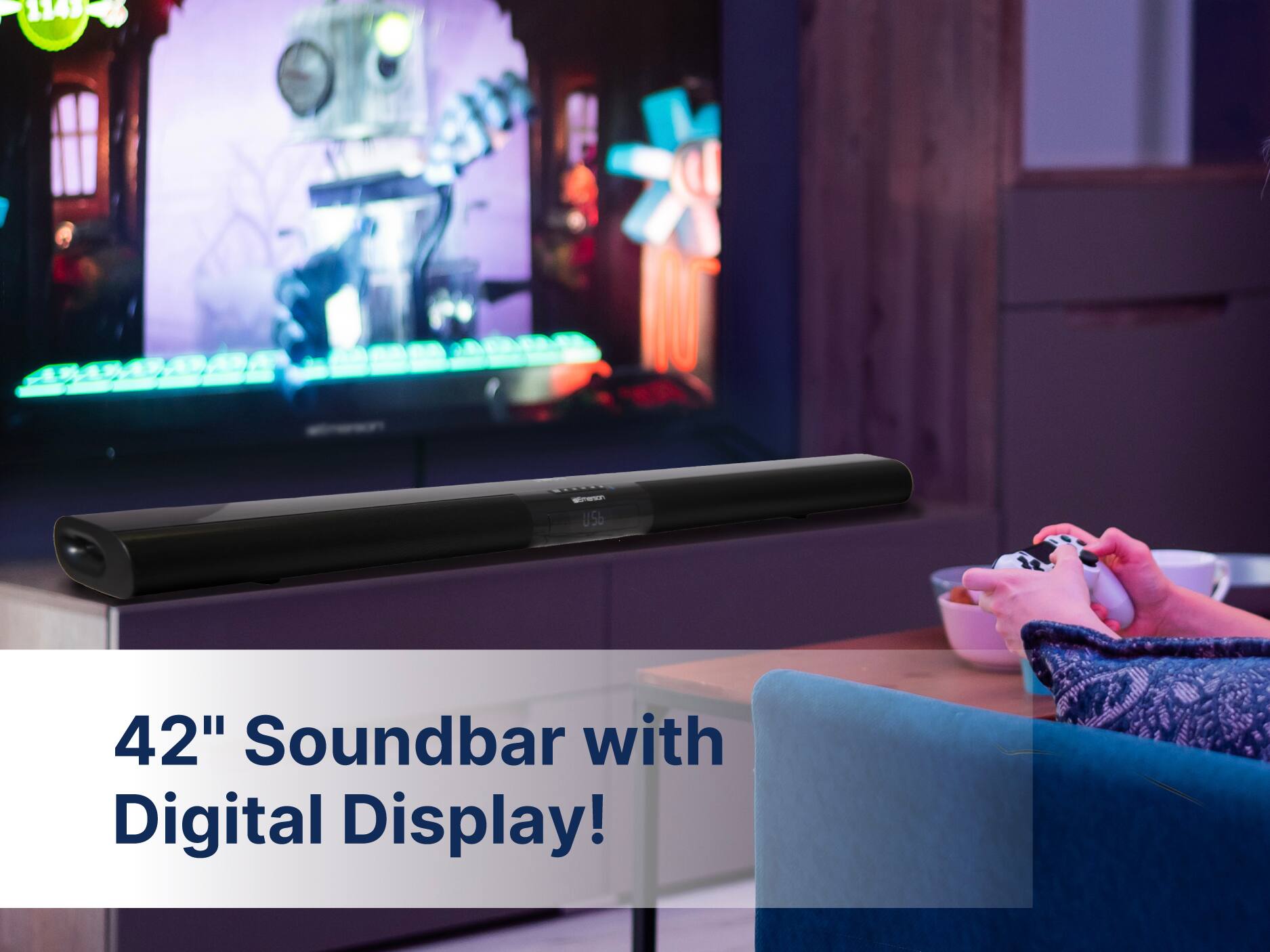 1143  I  U5b 42" Soundbar with Digital Display!