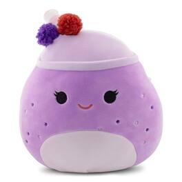 Kellytoy - Squishmallows Breakfast Squad 8 Inch Plush | Vie The Berry Smoothie - Purple