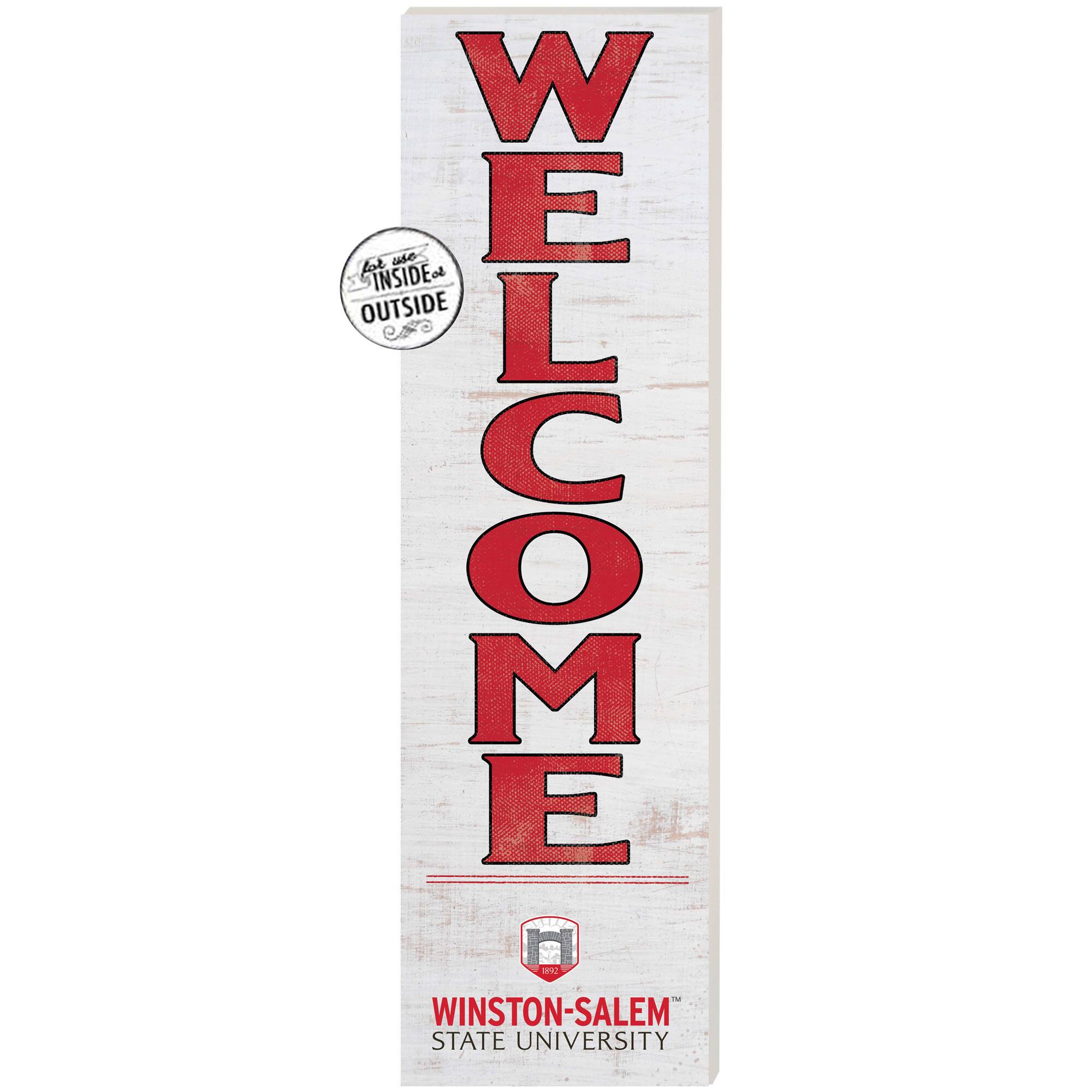 Winston-Salem State Rams 10'' x 35'' Indoor/Outdoor Welcome Sign