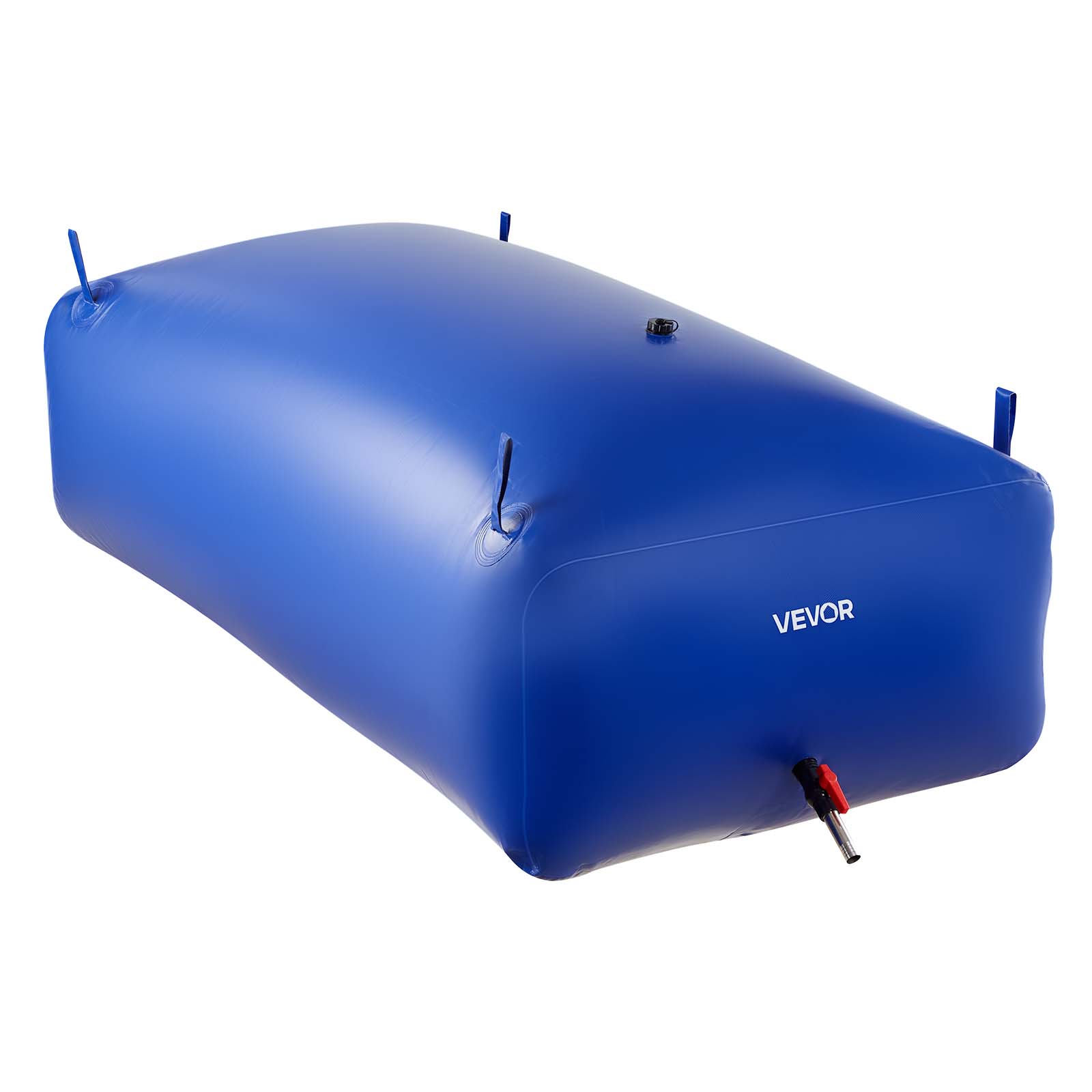 Alt View 5. VEVOR - Water Storage Bladder 264.2 Gallon Large Capacity Water Bag, Portable & Collapsible Soft Waters Container, Leakproof - Blue.