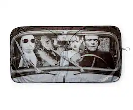 Surreal Entertainment - Universal Monsters Sunshade for Car Windshield | 64 x 32 Inches - Gray