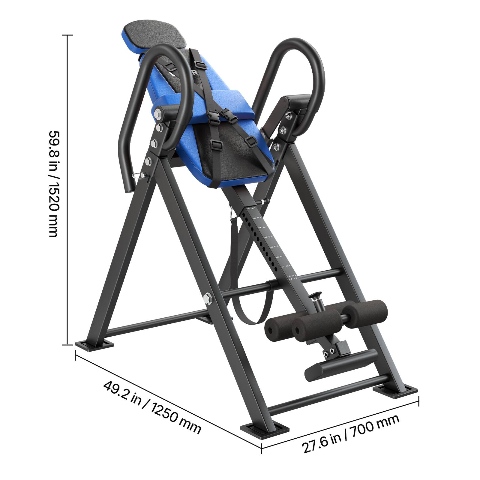 59.8 in / 1520 mm  
49.2 in / 1250 mm  
27.6 in / 700 mm