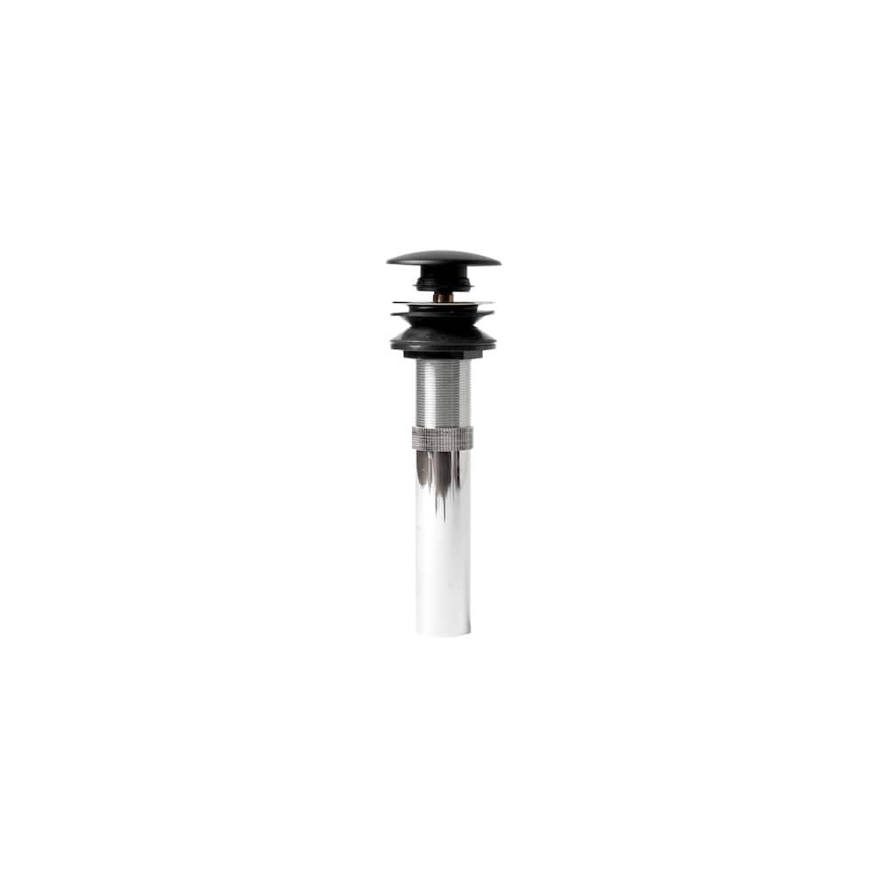 Alfi - Matte Pop Up Drain with Overflow - Black