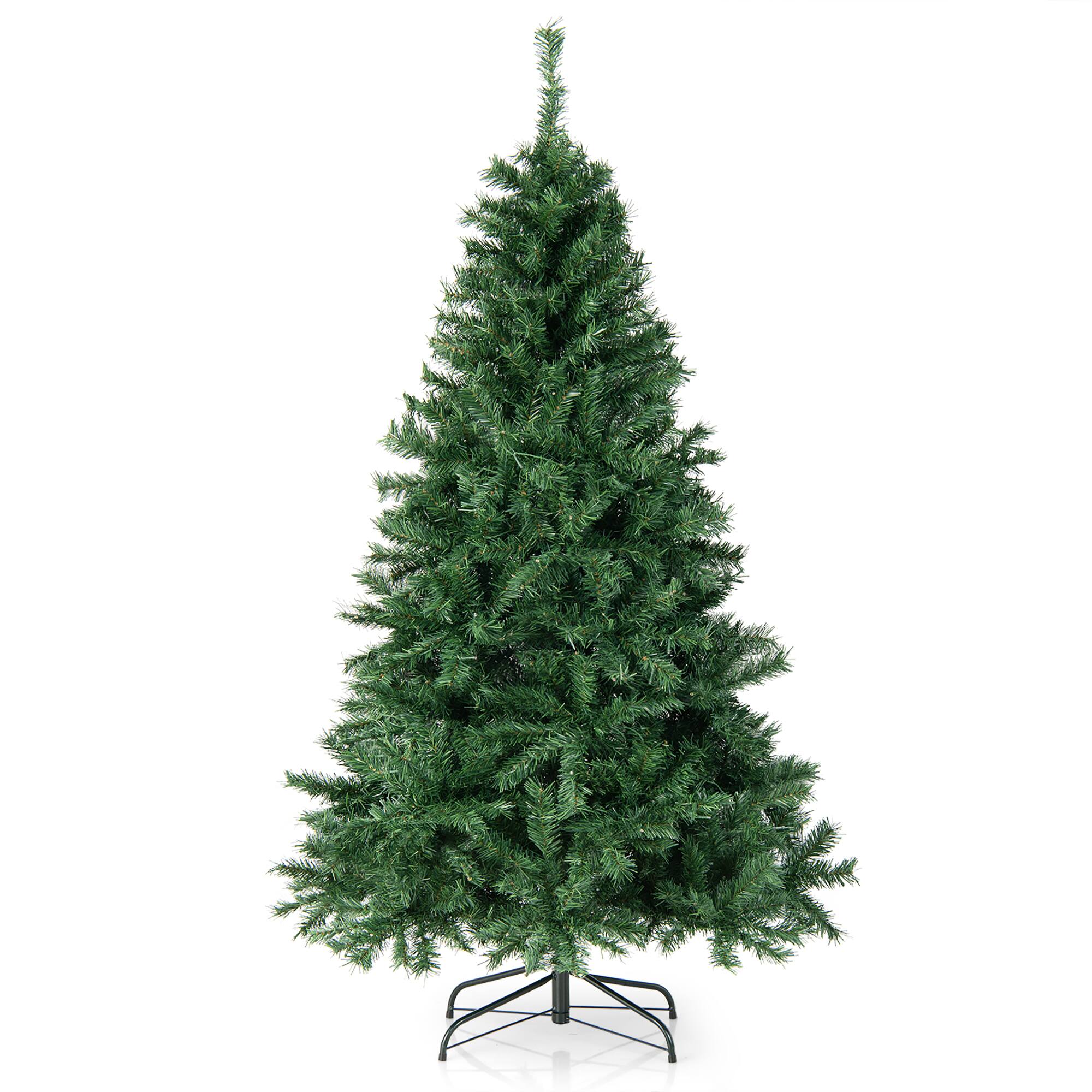 Alt View 9. Gymax - Gymax 6FT Pre-Lit Hinged Artificial Christmas Tree Holiday Decor Tree 3-Minute Quick Shape - Green.
