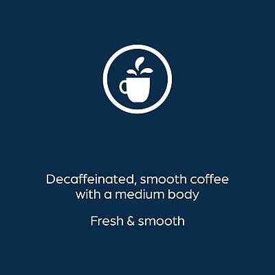 Decaffeinated, smooth coffee with a medium body  
Fresh & smooth