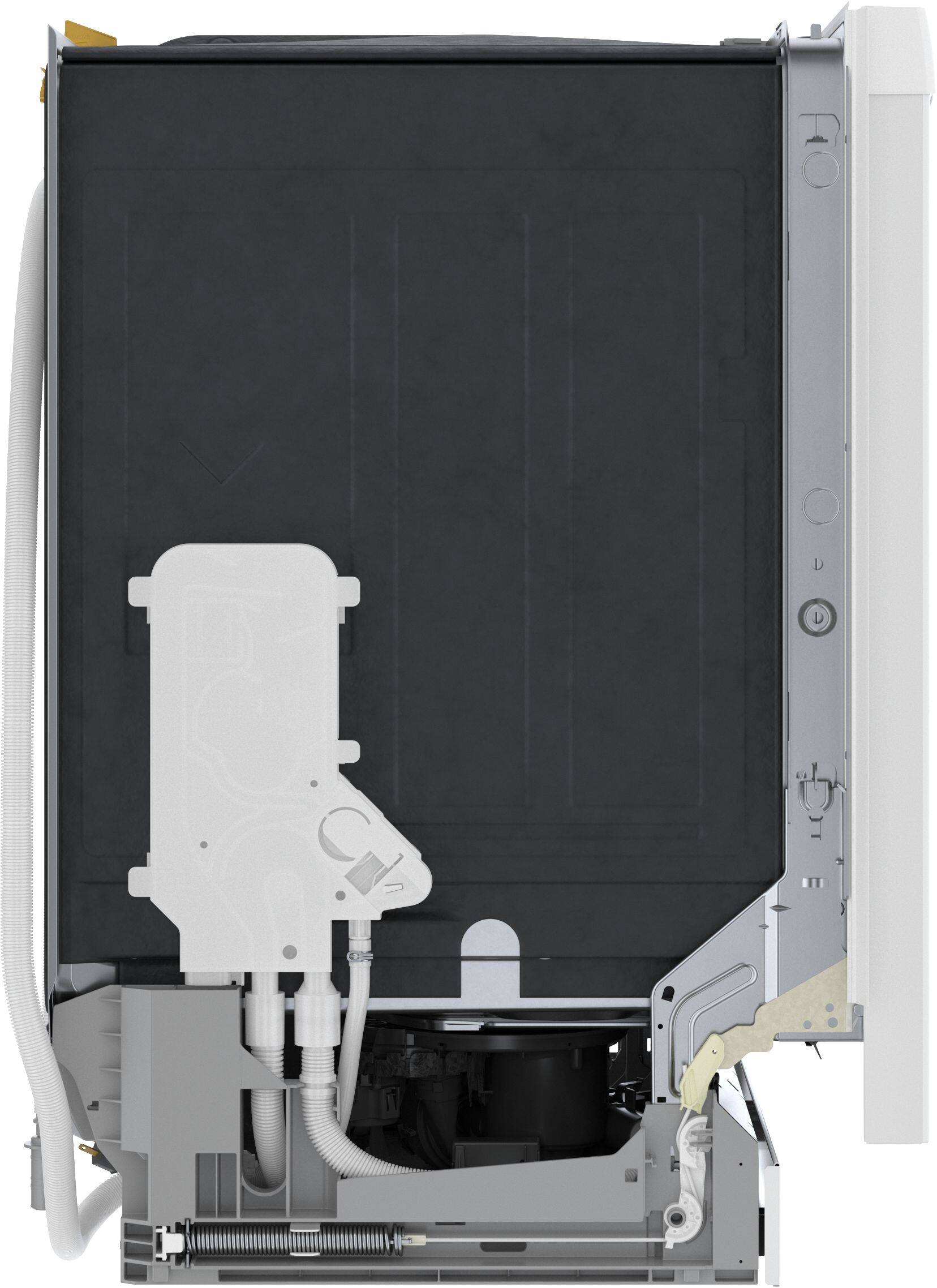 Alt View 18. Bosch - 300 Series 24" Top Control Smart Built-In Stainless Steel Tub Dishwasher with 3rd Rack, 46 dBA - White.