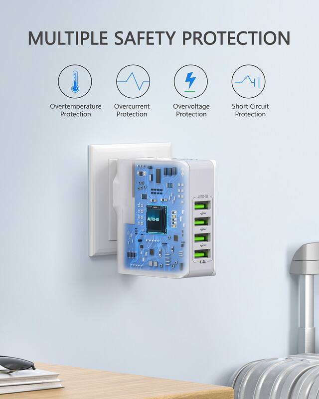 MULTIPLE SAFETY PROTECTION

- Overtemperature Protection
- Overcurrent Protection
- Overvoltage Protection
- Short Circuit Protection

AUTO-10
AUTO-ID