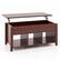 Alt View 17. Costway - Lift Top Coffee Table w/ Hidden Compartment and Storage Shelves Modern Furniture Brown - Brown.