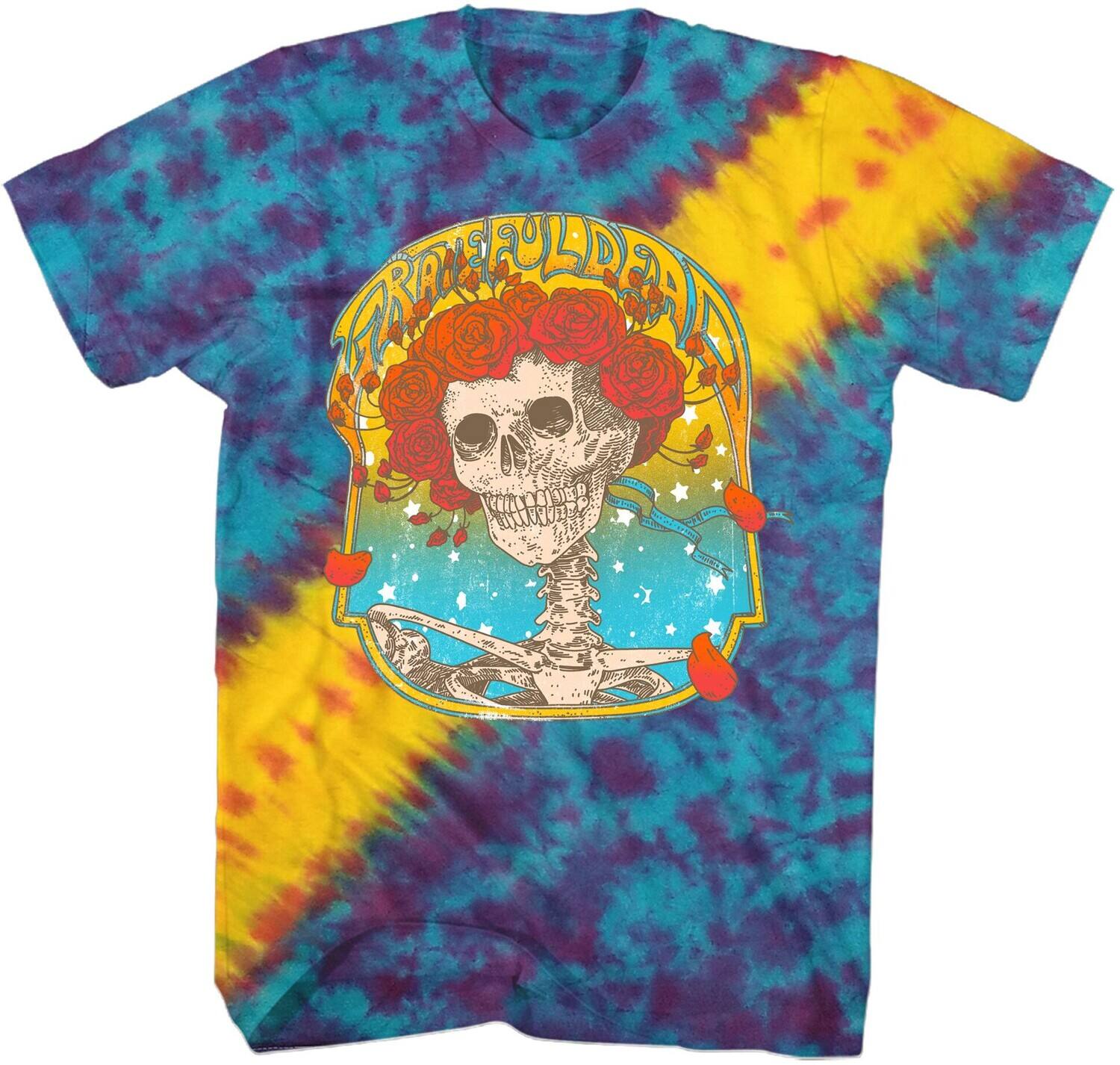 Front. PopMarket - Grateful Dead - Grateful Dead - Bertha Verticle Tie Dye T-Shirt - 2XL Tie-Dye 20GFD107A5   - APPAREL - Multicolor.
