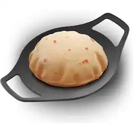 Hawkins - CIT24 24cm Cast Iron Tava Griddle - Black