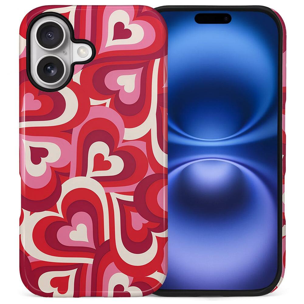 Retro Hearts for iPhone 16