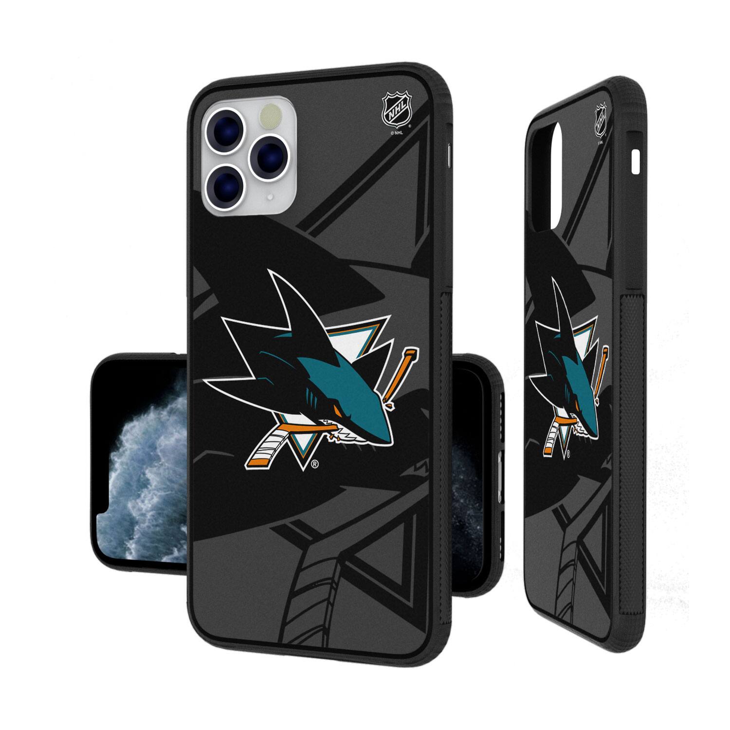 Alt View 2. Keyscaper - San Jose Sharks Bump Case with 8.2ft Drop Protection - 16 - Multicolor.