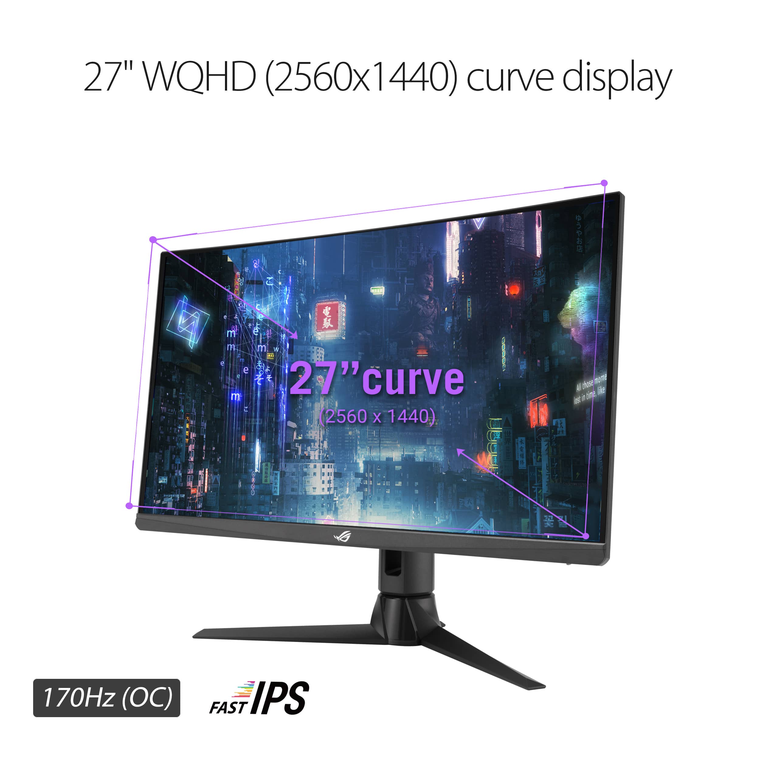 rog 2560*1440 170hz 2kモニター 27インチ Amazon.com: ASUS ROG Strix XG27AQ-W 27” 1440P HDR Gaming
