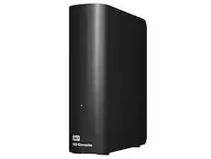Front. Western Digital - WD Elements 12TB USB 3.0 Desktop External Hard Drive WDBWLG0120HBK-NESN Black - Black.