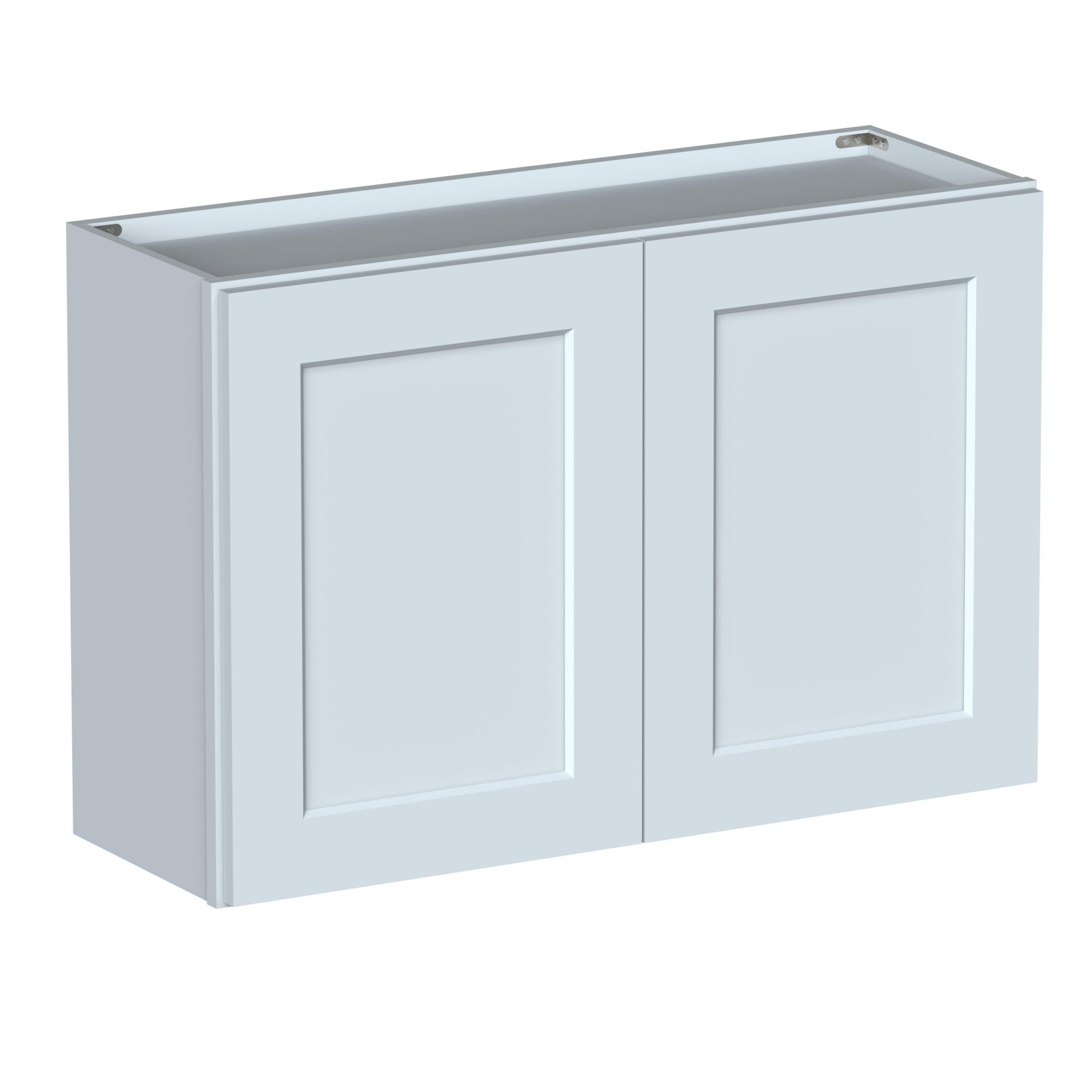Alt View 1. Boyel Living - 36in.W x12in.D x24in.H Dove Gray WALL CABINET Fully assembled Cabinet With Two HDF Doors - Gray.