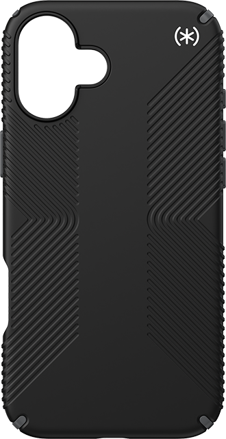 Front. Speck - Speck Presidio2 Grip with MagSafe Black Case for iPhone Plus 2024 - Black.