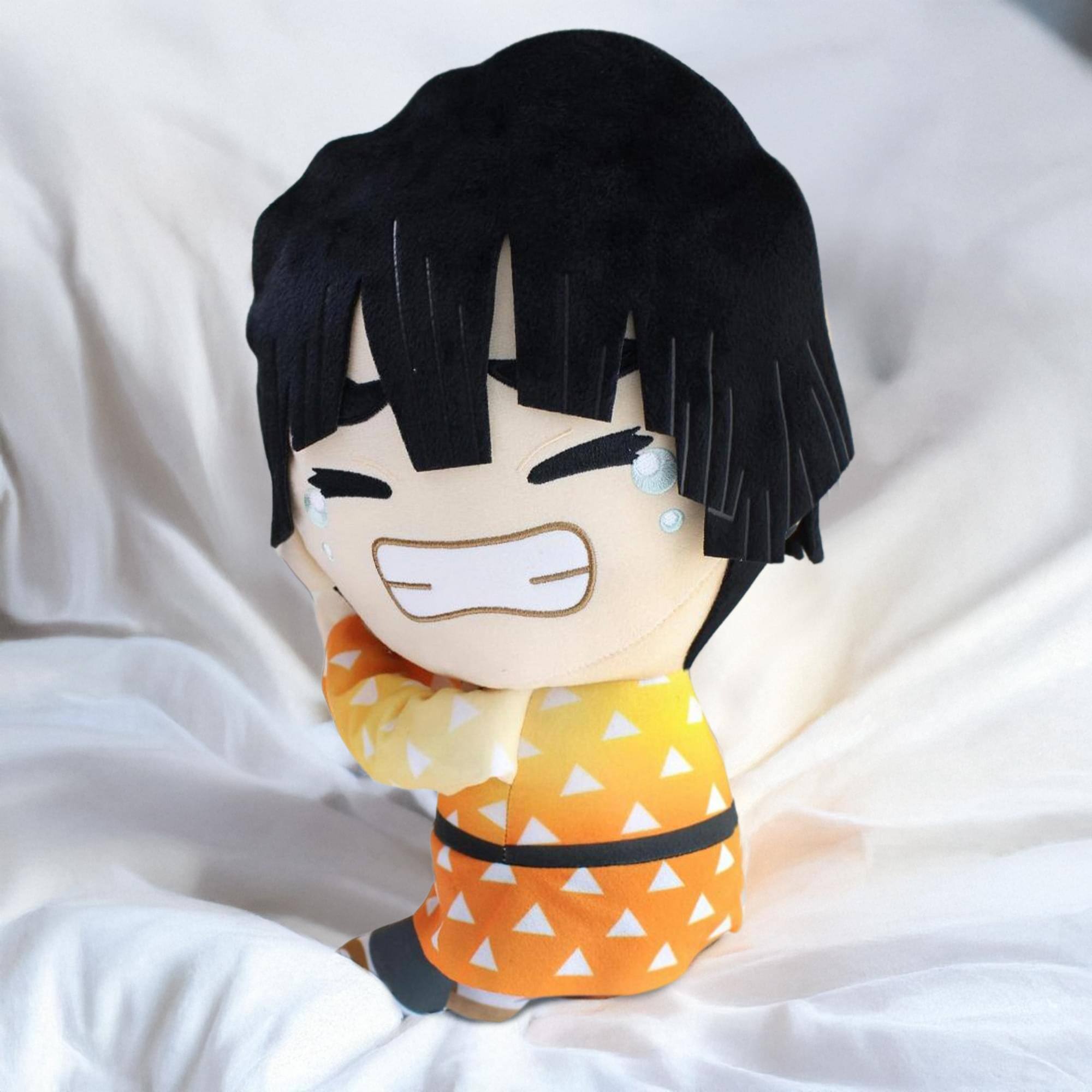 Alt View 3. Banpresto - Demon Slayer Super Big 11 Inch Character Plush | Zenitsu Agatsuma - Orange.