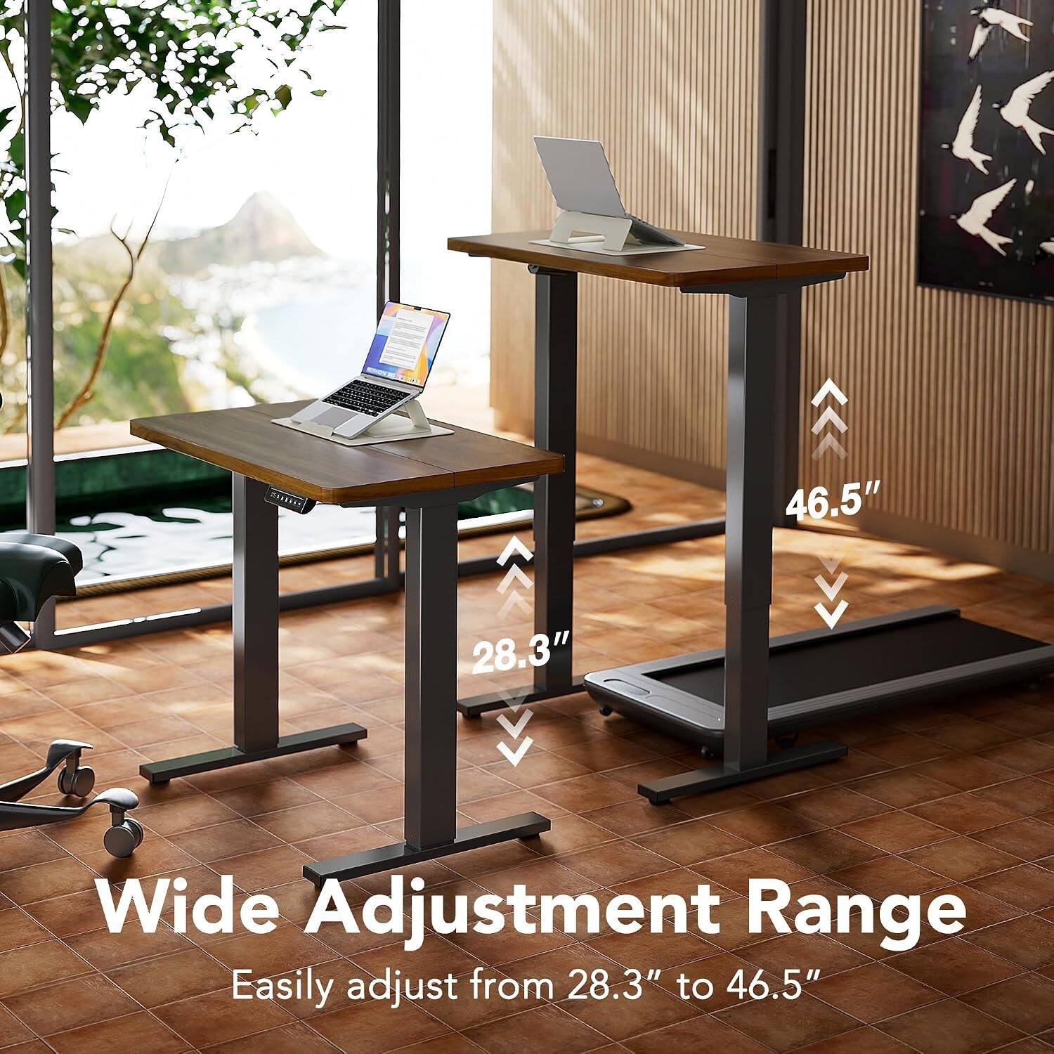 SERs 46.5" 28.3" Wide Adjustment Range Easily adjust from 28.3" to 46.5"