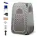 Alt View 17. Costway - Portable Home Sauna Full Body Steam Sauna Tent with 3L Steam Generator - Gray.