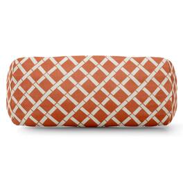 Majestic Home - Bolster Pillow Bamboo Burnt - Orange