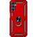 Front. SaharaCase - Military Kickstand Series with Belt Clip Case for Samsung Galaxy A14 5G - Red.