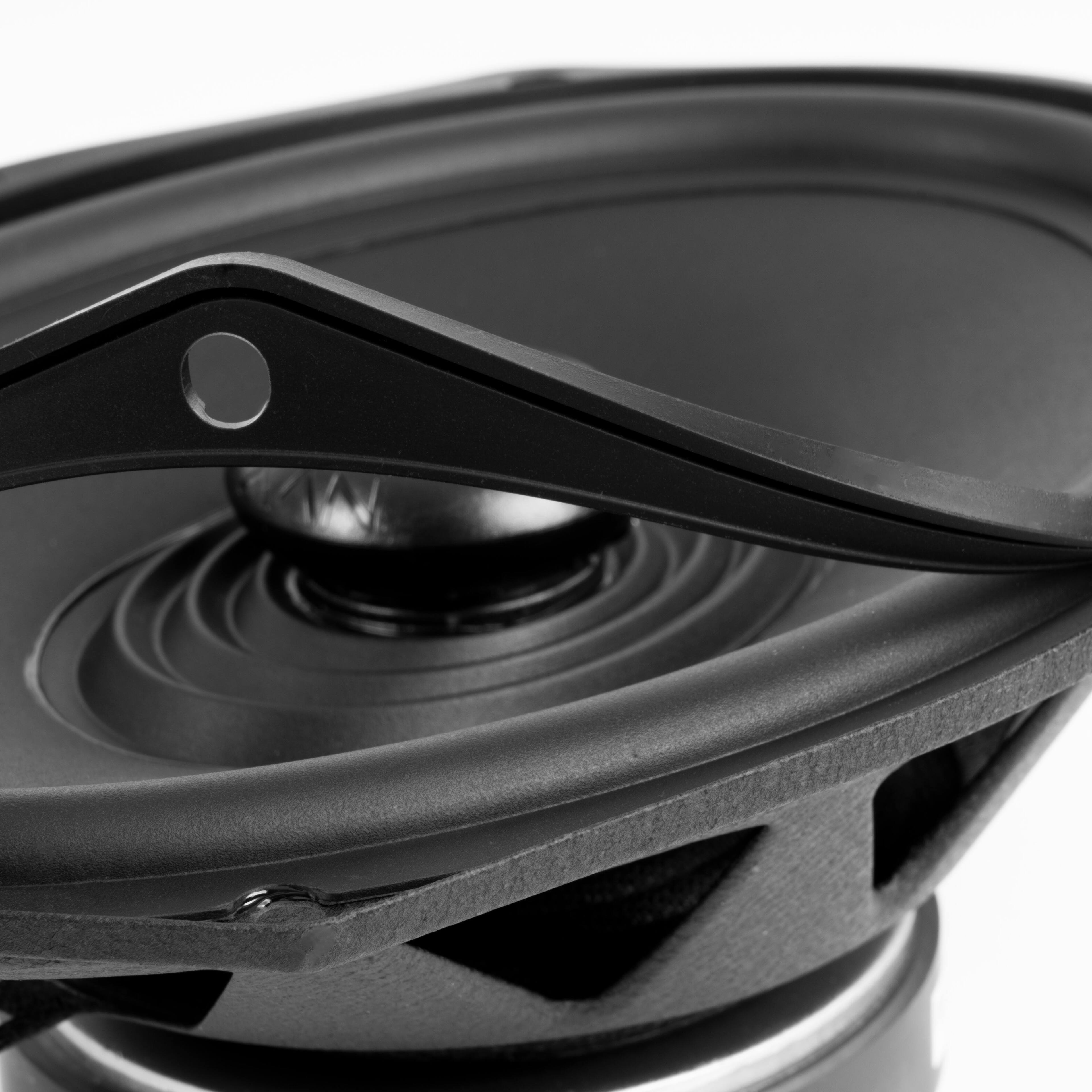 Alt View 6. NVX - XFHD69L 400W RMS 6x9in XF-Series 2-Ohm Saddlebag Lid Speakers for Select 1998-up Harley Davidson Motorcycles.