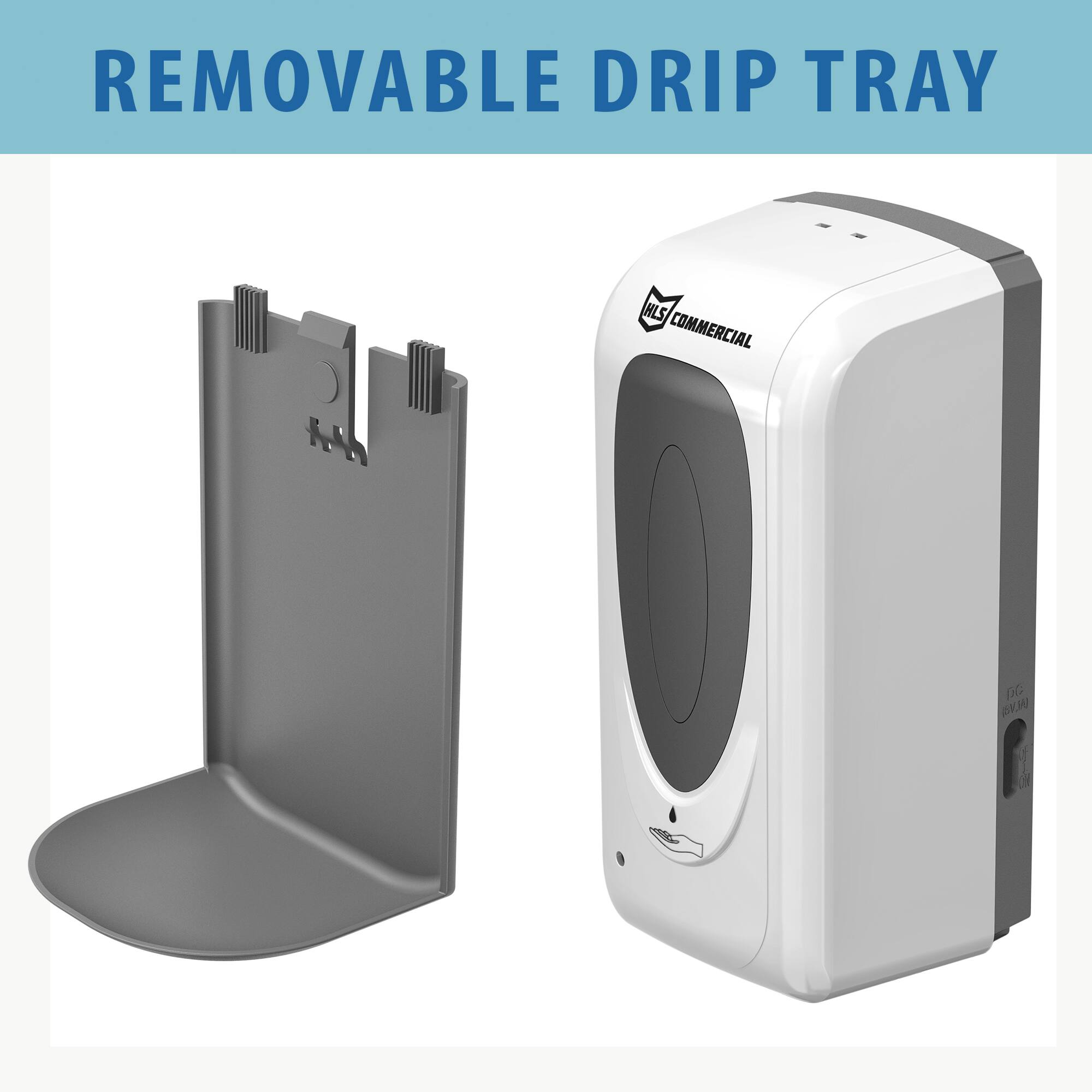 REMOVABLE DRIP TRAY

HLS COMMERCIAL