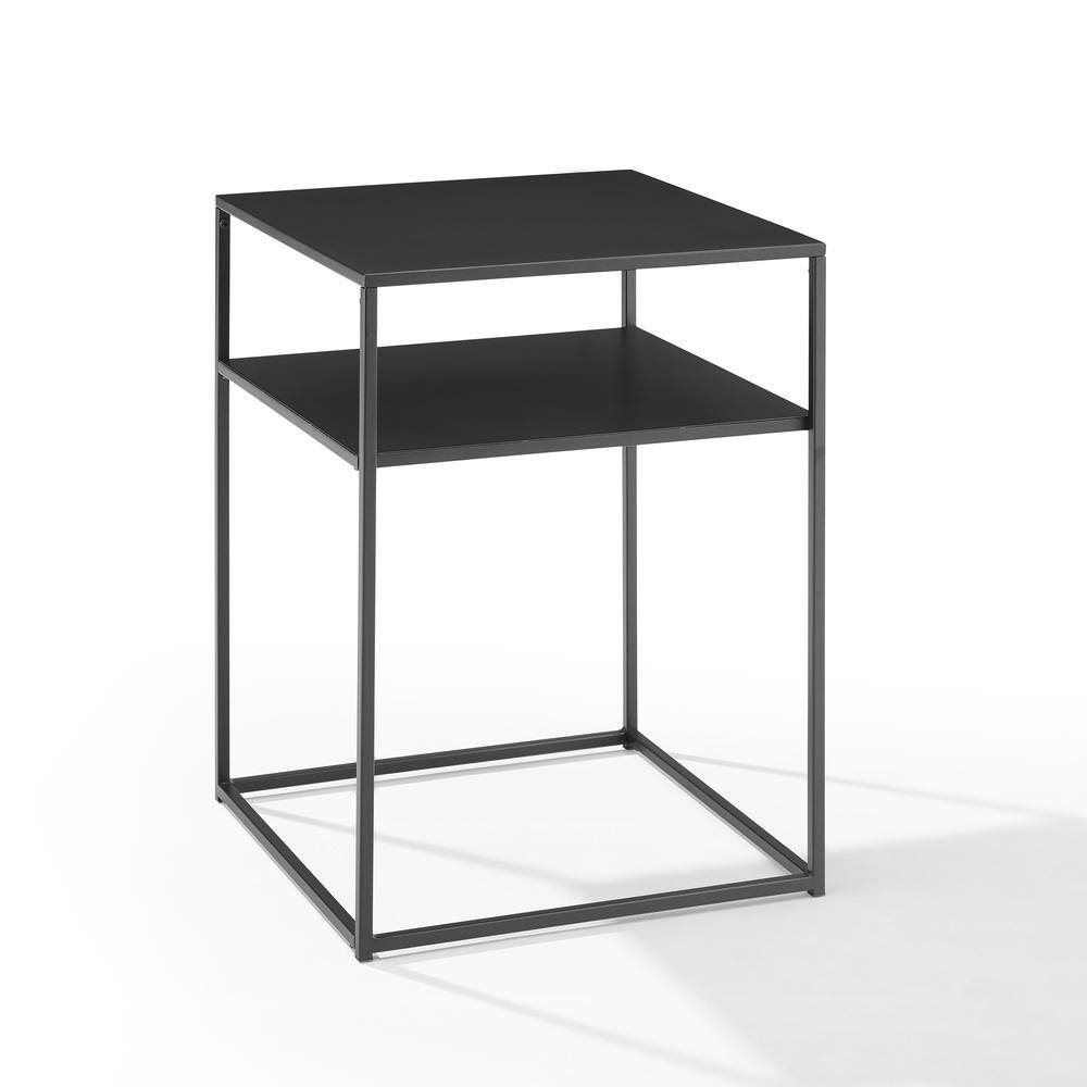 Alt View 3. Crosley Furniture - Braxton Side Table - Matte Black.