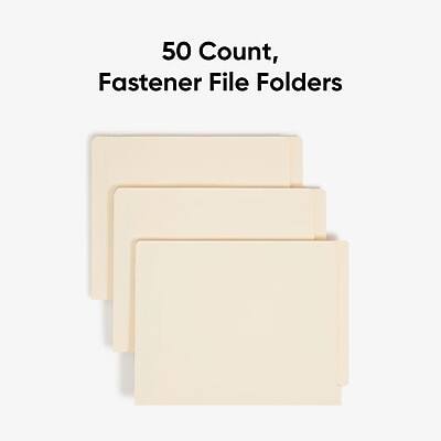 50 Count, Fastener File Folders