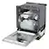 Alt View 14. LG - FlushFit 24" Top Control Smart Built-In Stainless Steel Tub Dishwasher with 3rd Rack, 1-Hour Wash & Dry Cycle and 46dBA - PrintProof Stainless Steel.