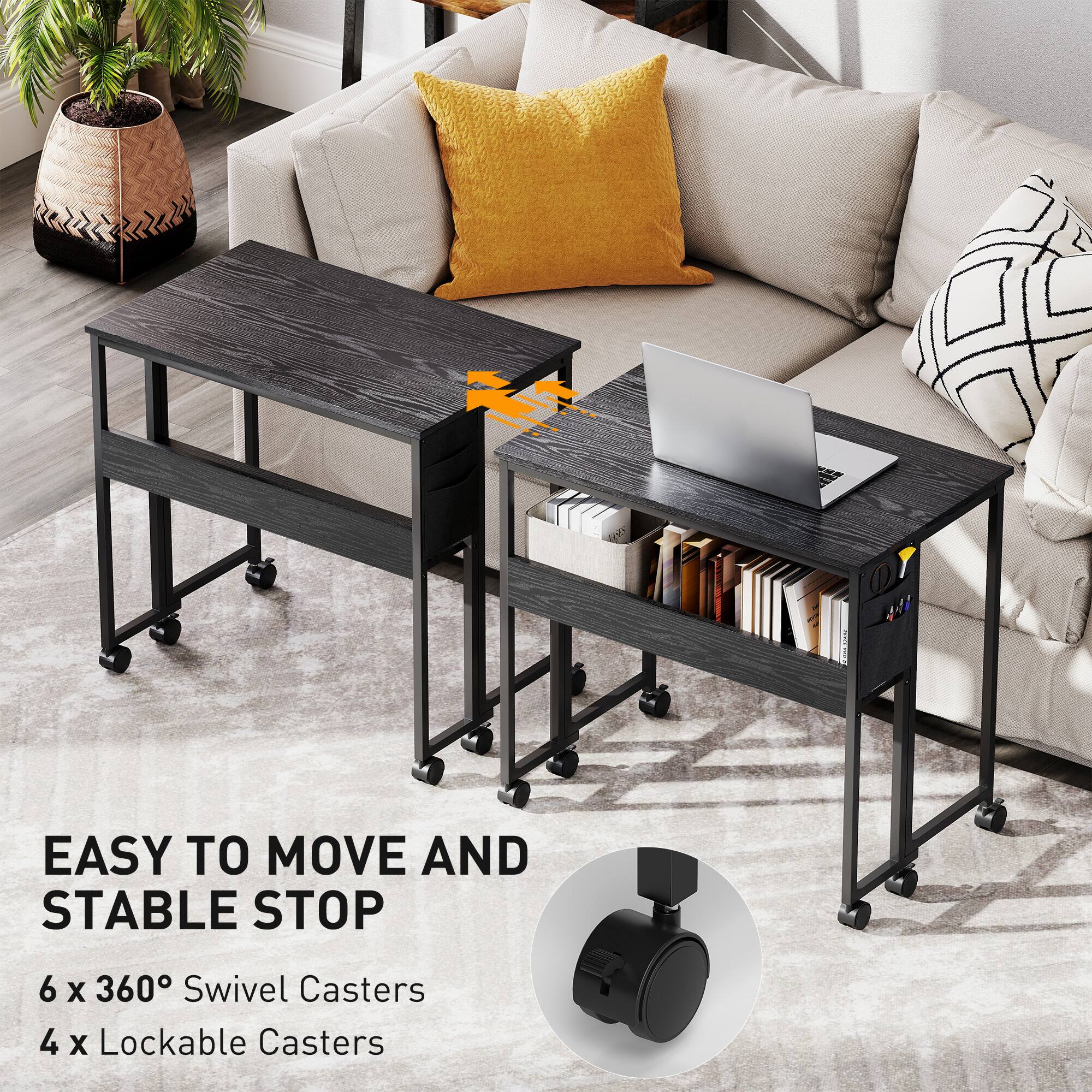 EASY TO MOVE AND STABLE STOP
6 X 360° Swivel Casters
4 X Lockable Casters