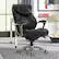 Angle. La-Z-Boy - Cantania Bonded Leather Executive Office Chair - Black.