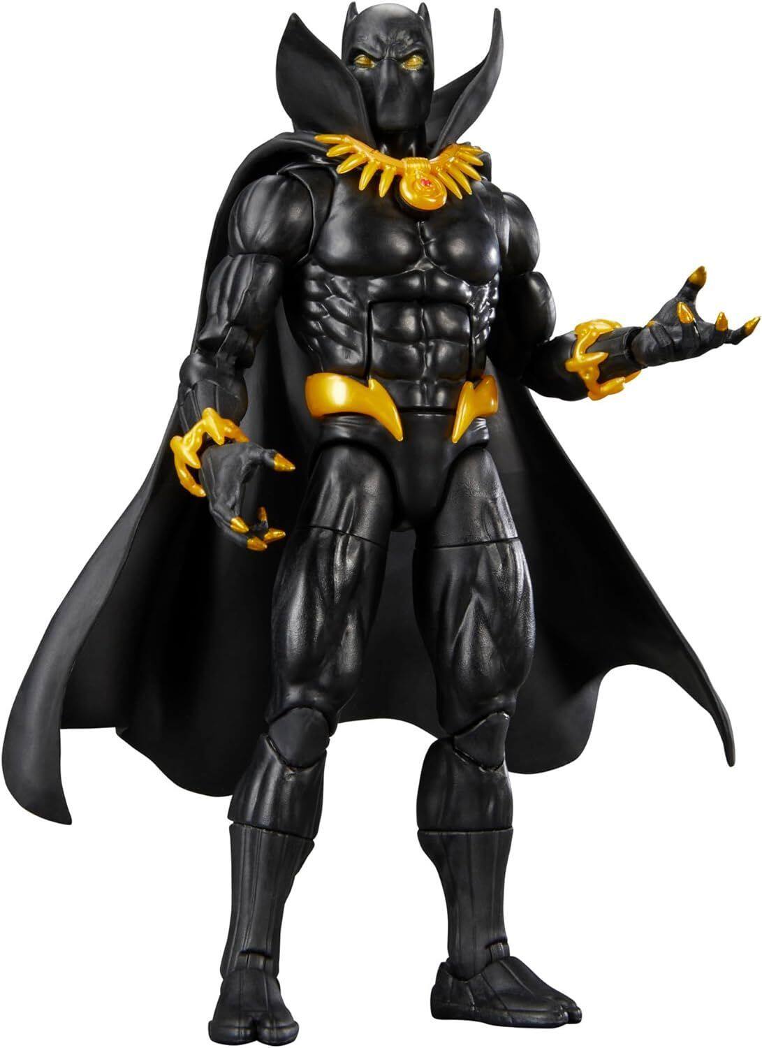 Alt View 2. Marvel - Marvel Legends Series Black Panther with Gold, Comics Collectible 6-Inch Action.