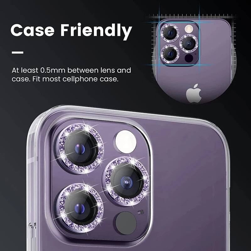 Case Friendly

At least 0.5mm between lens and case. Fit most cellphone case.