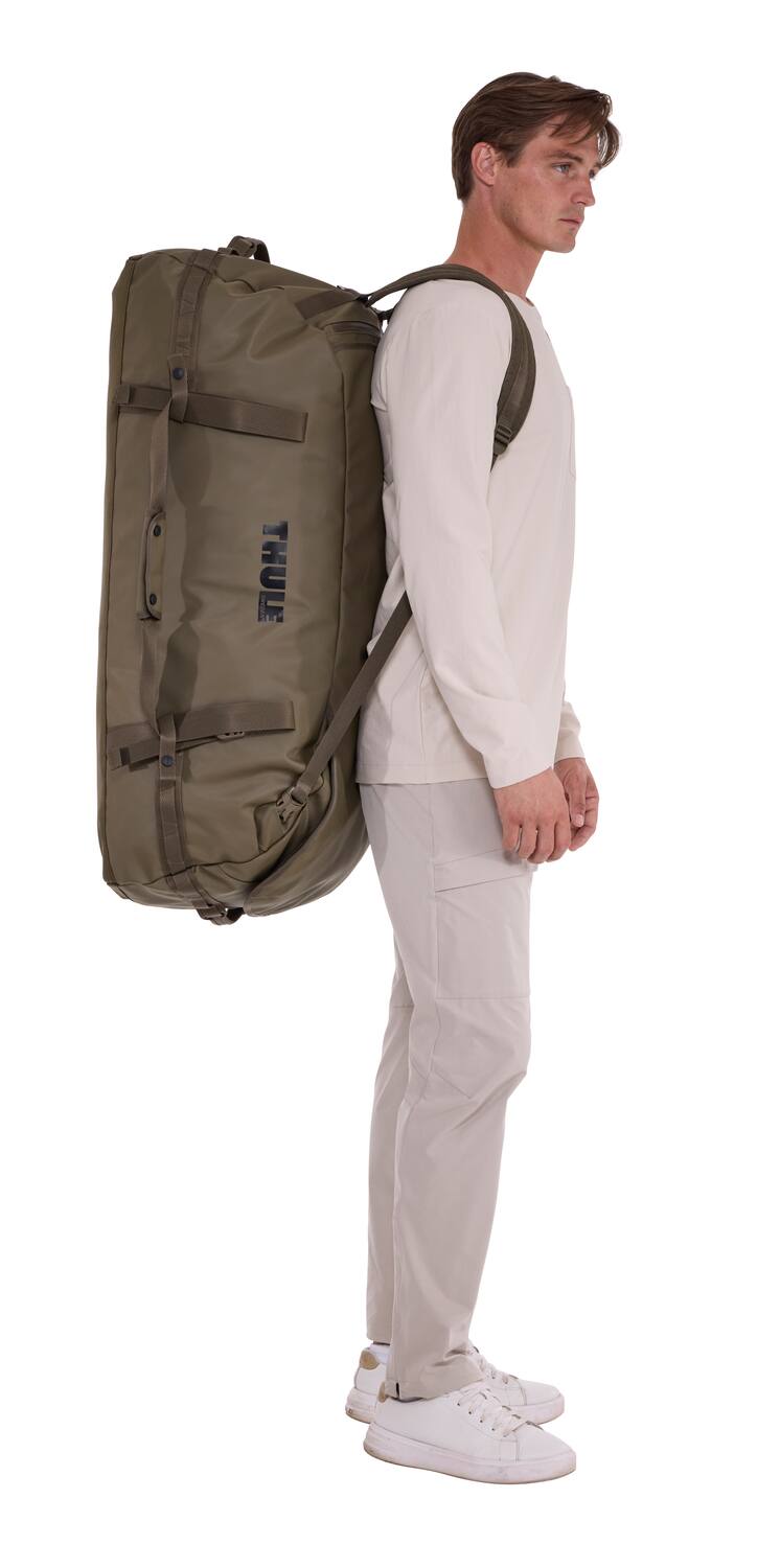 Alt View 1. Thule - Chasm Duffel Bag – Oversized 130L Expedition & Gear Hauler - Deep Khaki.