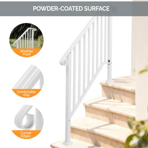 POWDER-COATED SURFACE

- Weather Proof
- Comfortable Grip
- Curved Edges