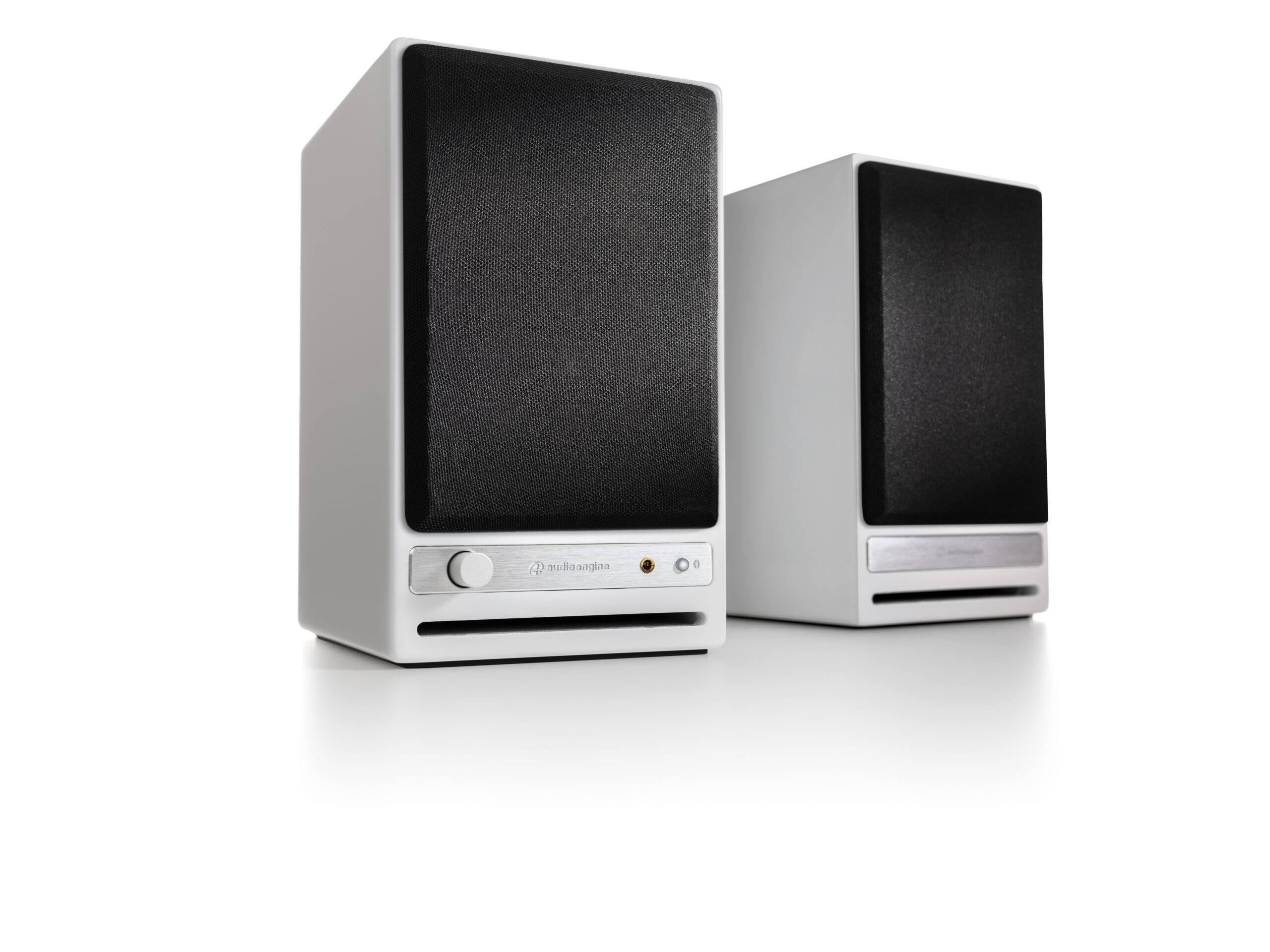 Left. Audioengine - HD4 White Next Gen Home Music System & S8 White Powered Subwoofer - White.