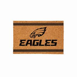 Evergreen Enterprises - Philadelphia Eagles 24" x 36" Outdoor Monochrome Team Logo Coir Mat - Brown