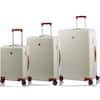 Front. Champs - Vintage Muse collection - 3-piece Hardside Luggage set - IvoryTan.