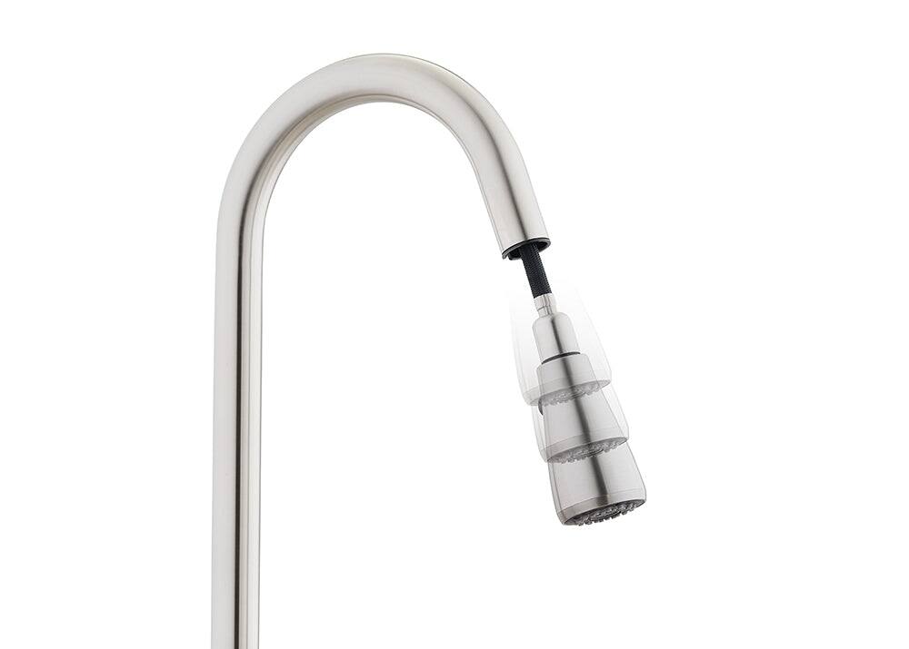 Alt View 6. TRINITY - Trinity Basics EcoStorage® | 18x16x13 Basin | Stainless Steel Utility Sink | Nsf | w/ Pull-Out Faucet - Chrome.